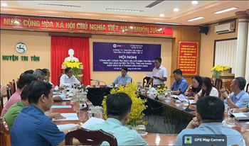 Hội nghị tổng kết công tác bảo vệ an toàn lưới truyền tải điện trên địa bàn huyện Tri Tôn - tỉnh An Giang