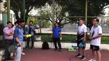 Công đoàn tổ chức cho người lao động tiếp cận môn thể thao Pickleball