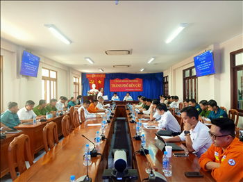 Đẩy mạnh phối hợp UBND Thành phố Bến Cát bảo vệ lưới truyền tải điện 